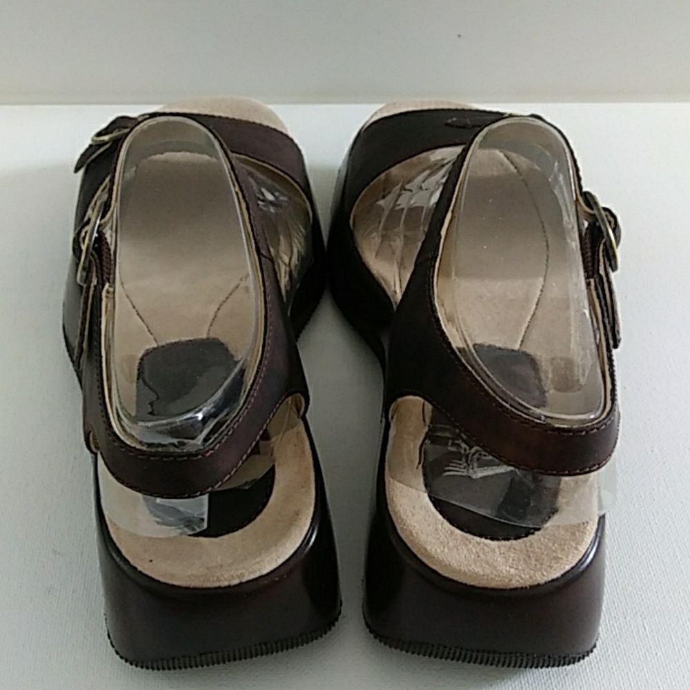 NEW DANSKO BROWN LEATHER SANDALS SIZE 38 US 7.5-8 - Picture 3 of 8